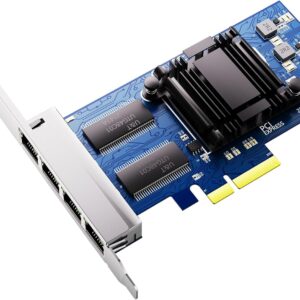 Tarjeta NIC de Ethernet Gigabit PCIe de cuatro puertos